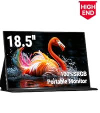 Ingnok 15.6Inch Dual Portable Monitor, Foldable Screen for Laptop