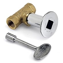 Midwest Hearth Chrome Gas Valve Key Kit Fire Pit Gas Log Fireplace