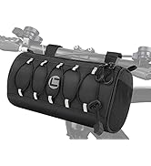 WOTOW Bike Handlebar Bag Waterproof - Bicycle Handlebar Bag with Large Reflective Area &amp; Strips, ...
