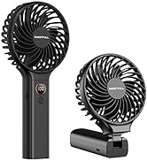 SWEETFULL Handheld Fan,5000mAh Portable Fan Mini fan Small Personal Fan with Backup Power,Desk Fa...