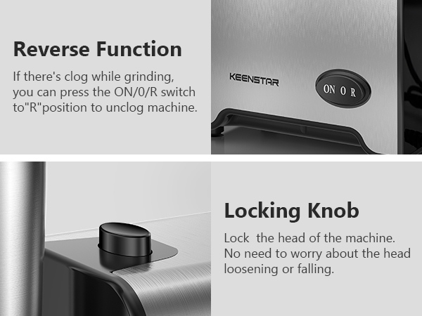 Stainless Steel Heavy Duty Meat Mincer Machine for Home Kitchen Use