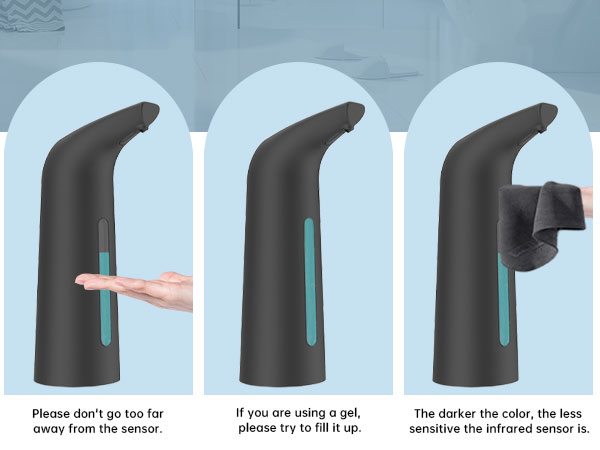 automatic soap dispenser for kitchen sink