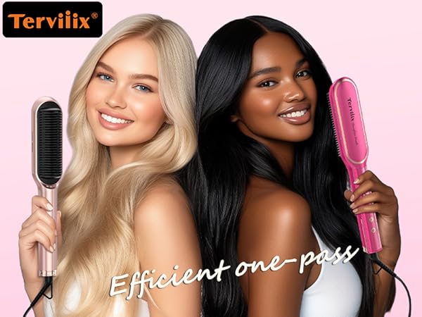 hair straightener brush