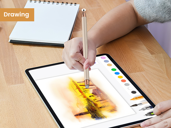 This touch screen pen is good for drawing