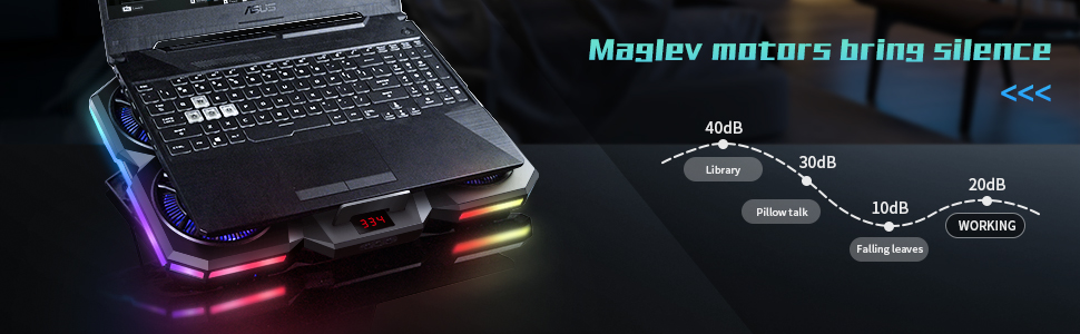 Maglev motors bring silence