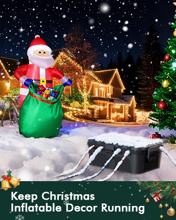 Keep Christmas Inflatable Decor Running
