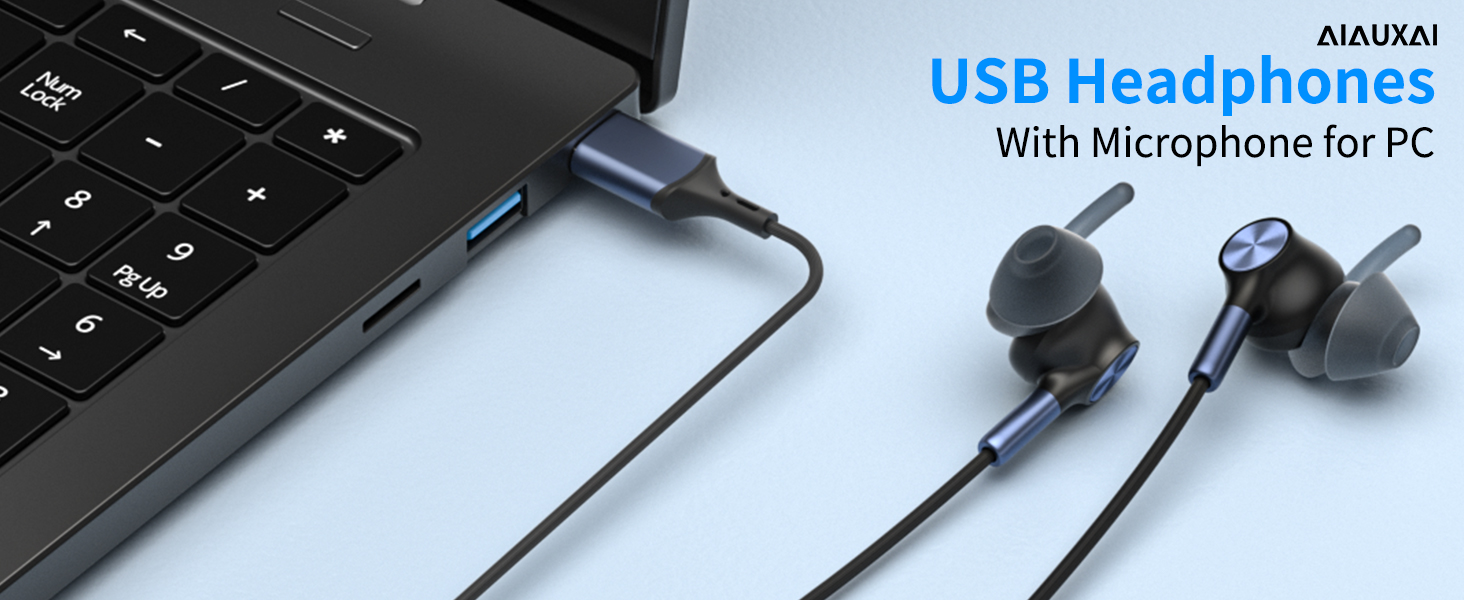 usb headset with microphone for pc
