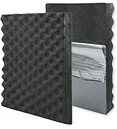 BXI Soundproofing Closed Cell Foam - 2 Pack Self-Adhesive 16'' X 12'' X 1.8'' Thickened Egg Crate...