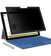 Surface Pro 7 Plus/7/6/5/4/3 Privacy Screen, Fully Removable Microsoft Surface Pro 7+, Pro 7, Pro...