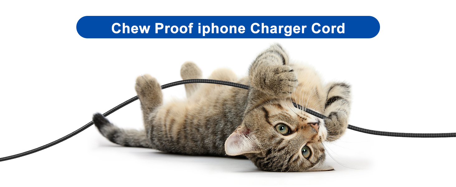 chew proof iphone charger cord