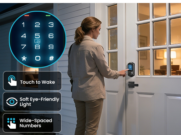 front door lock set keyless entry