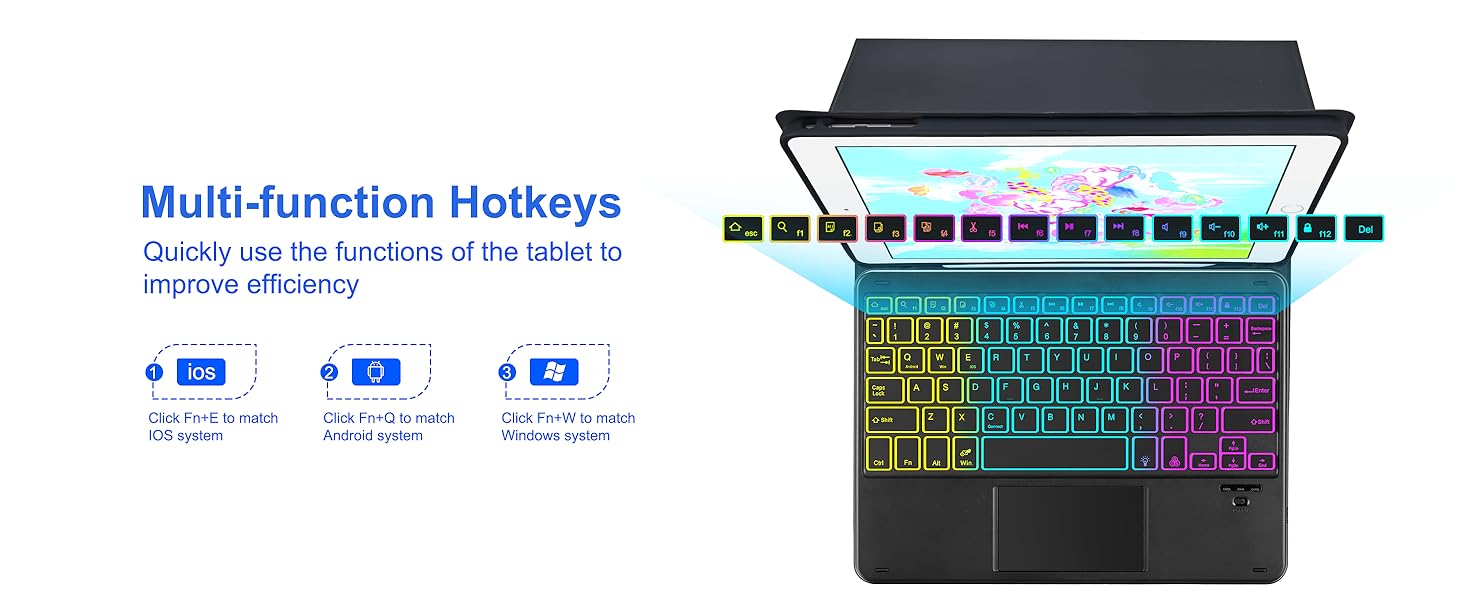 iPad 9.7 keyboard case-black-4