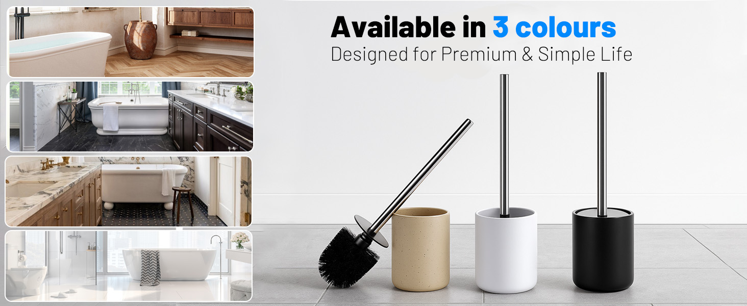 toilet brushes &amp;amp; holders