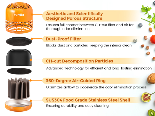 Patented CH-cut decomposition technology for efficient and long-lasting elimination