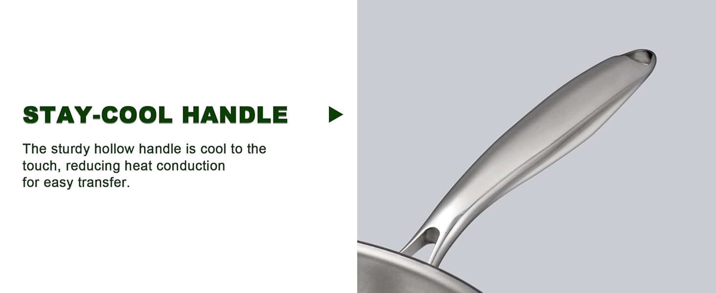 stainless steel saute pan