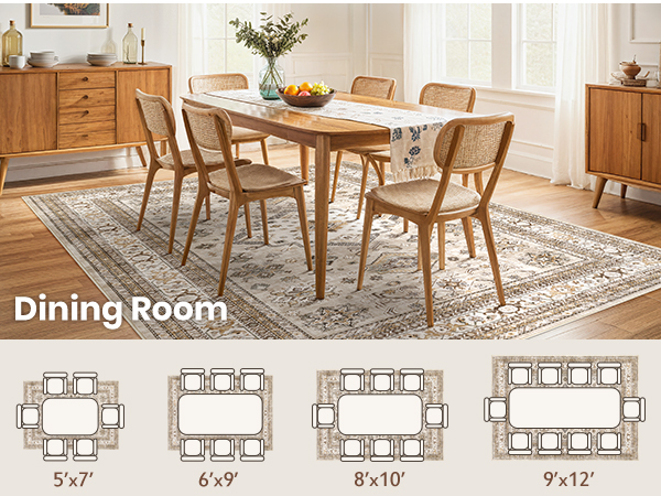 rugs for dining room