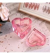 Dappen Dish for Monomer, Acrylic Liquid Powder Nail Dappen Dish with Lid, Glass Crystal Cup Monom...