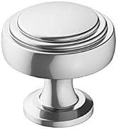 Amerock | Cabinet Knob | Polished Chrome | 1-1/4 inch (32 mm) Diameter | Winsome | 1 Pack | Drawe...