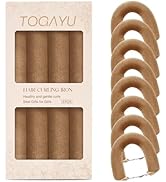 Togayu Heatless Curls Overnight Set - Jumbo Overnight Hair Curlers to Sleep In, Soft Velvet Hair ...