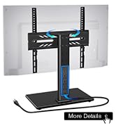 Greenstell TV Stand with Power Outlet, Universal TV Mount Stand for 27-55 inch TVs, Height Adjust...