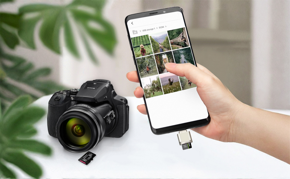 Type C TF Memory Card Reader for Phones