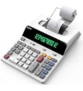 CATIGA 12 Digit Thermal Printing Calculator with Tape Print Out, Ink-Free Adding Machine, 3X Fast...