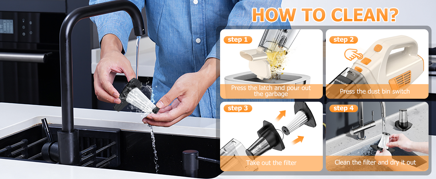 Hand Vacuum Cordless