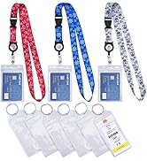 SWATOM Cruise Lanyards 9PCS Carnival Retractable Cruise Lanyard for Cruise Ship Cards Waterproof ...