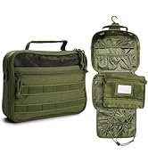 HJOKLS Toiletry Bag for Men Travel, Men's Hanging Toiletry Bag, Portable Dopp Kit Organizer with ...