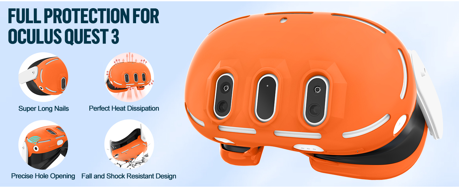 oculus quest 3 protective cover set