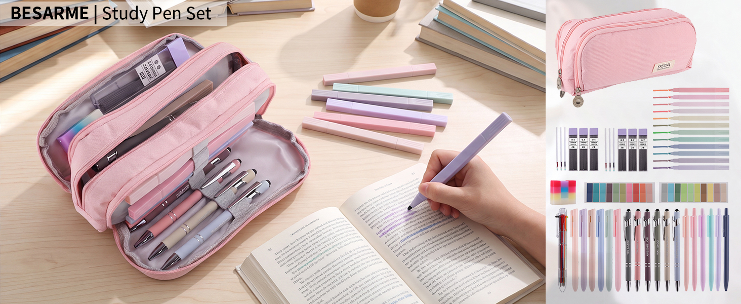 Pencil Case with Supplies