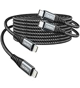 USB C to Lightning Cable 6FT 2Pack iPhone Charger Fast Charging Nylon Braided Long [Apple MFi Cer...