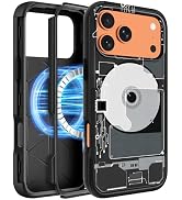 LISEVO Heavy Duty for iPhone 17 Pro Case - Compatible with MagSafe Shockproof Protective Rugged M...