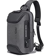 BANGE Sling Bag, Waterproof Men's Chest Bag Shoulder bags Crossbody Sling Backpack for Men…