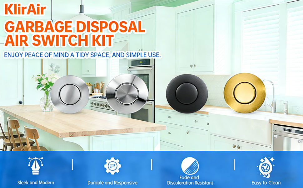 Garbage Disposal Air Switch Kit