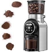 Electric Coffee Grinder, Burr Coffee Beans Grinder with 30 Grinding Settings, Burr Mill Grinder f...