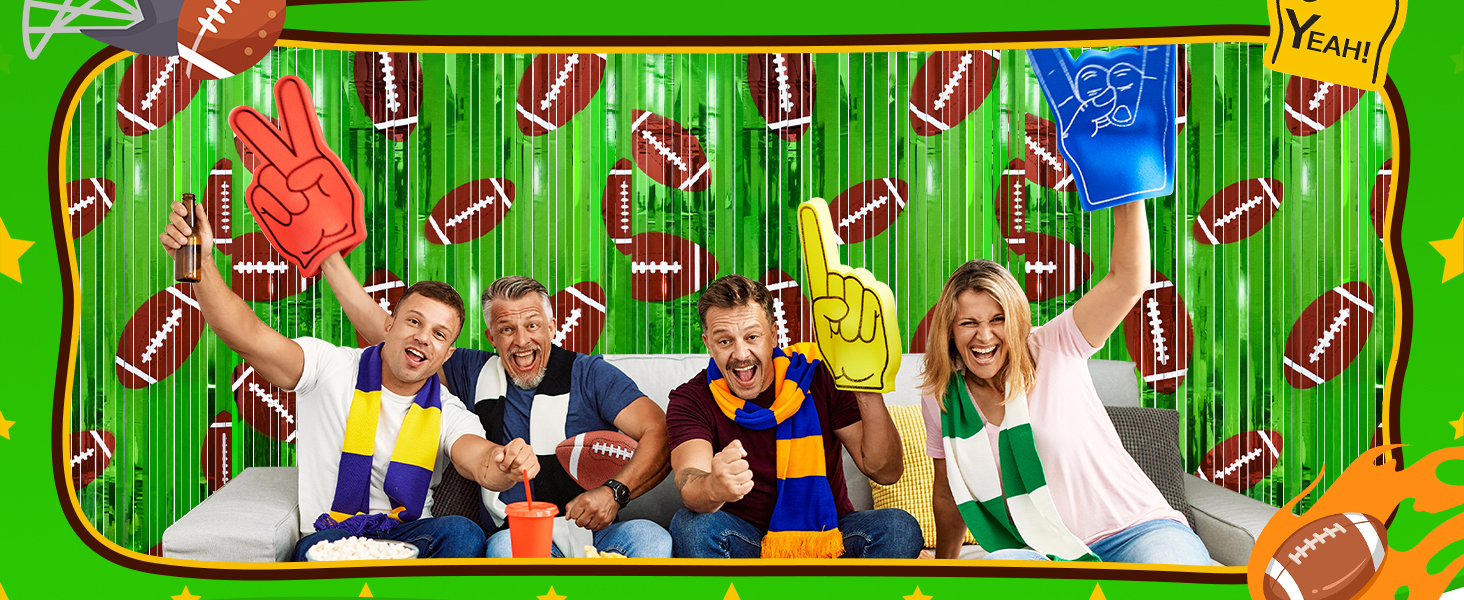 sports birthday party decorations football party
