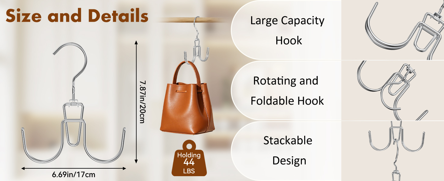 purse holder for closet