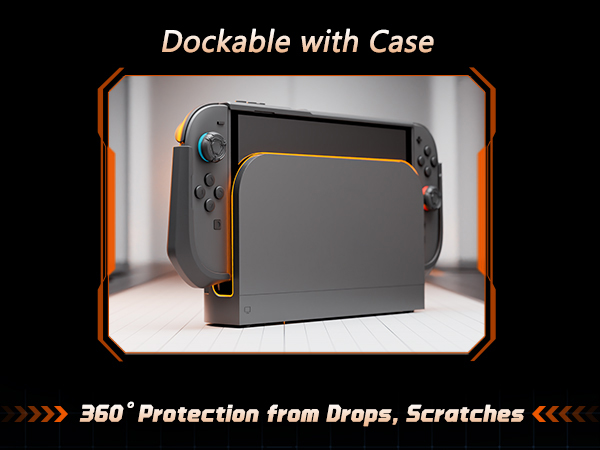 PlayVital Meteor Grip Case for Nintendo Switch 2 with Thumbstick Caps &amp; Ergonomic Grips