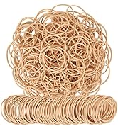 AIWOQI Rubber Bands Size16 Elastic Rubber Band #16 Light brown 600Pcs rubber bands office supplie...