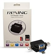 RexingUSA 4-in-1 SD Card Reader for iPhone &amp; Android - Trail Camera Viewer, Binoculars Card Reade...