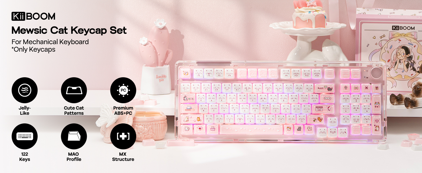 Mewsic Keycaps