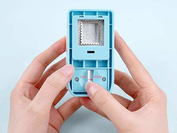 This handy figure punch is perfect for punching out postage stamps from various materials