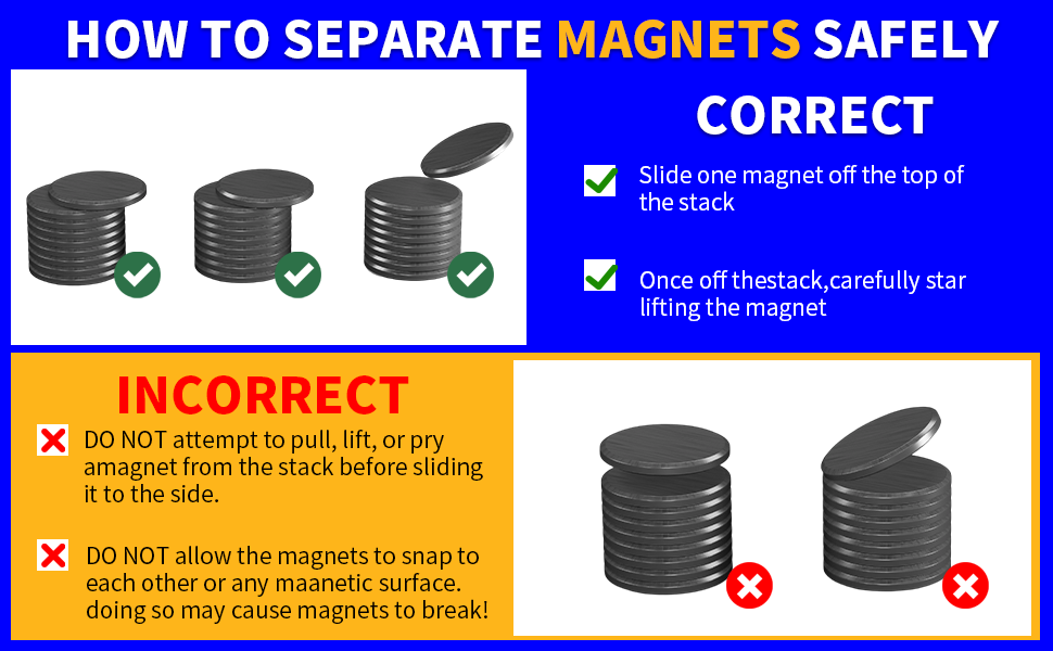 Thin Sticky magnets
