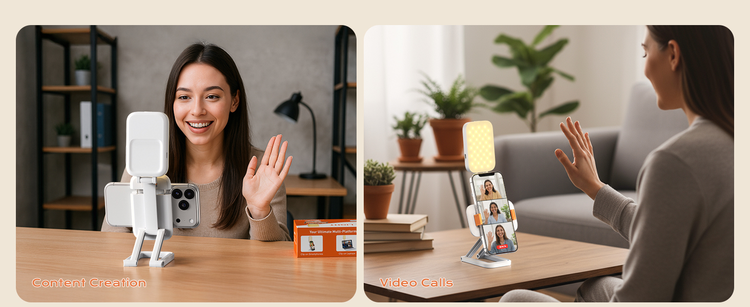 video conference light