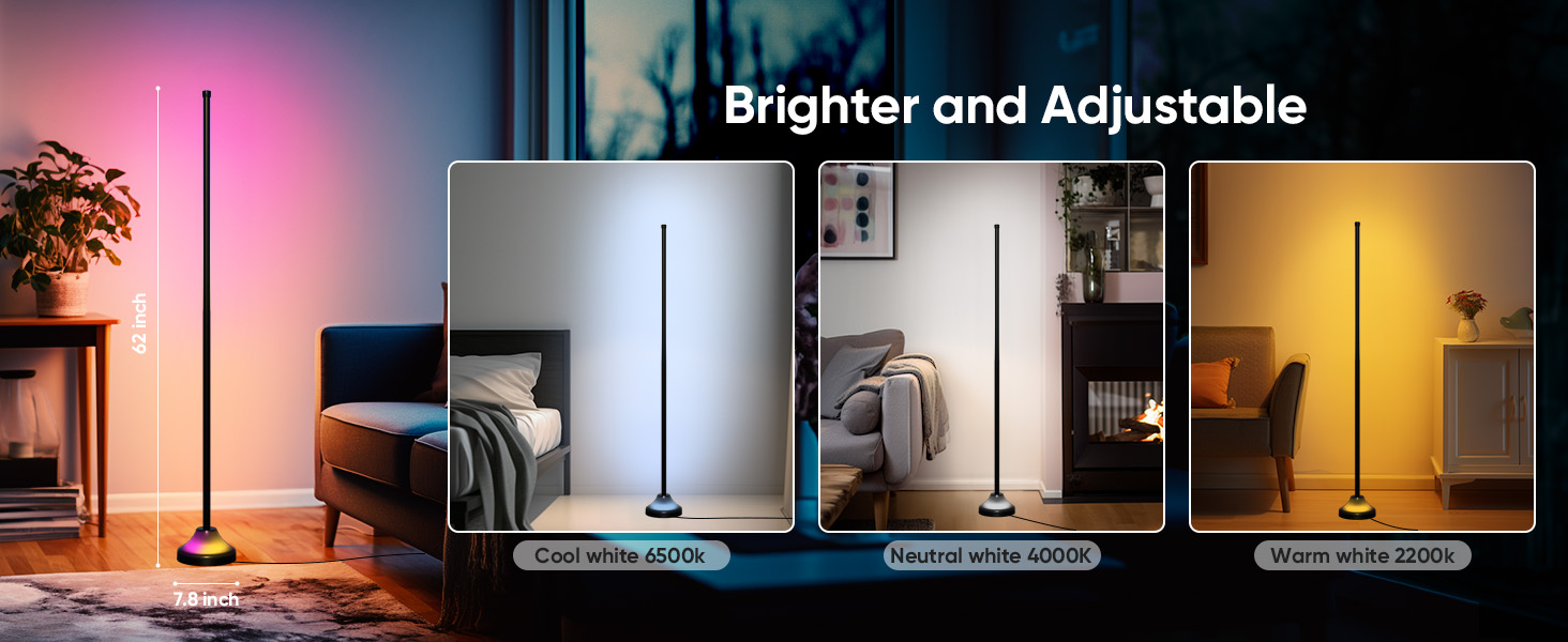 Smart RGB with IC LED Floor Lamp