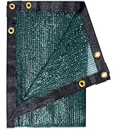 E.share 40% Green Shade Cloth for Garden - 6 Ft X 8 Ft Sun Shades Netting Outdoor Patio with Grom...