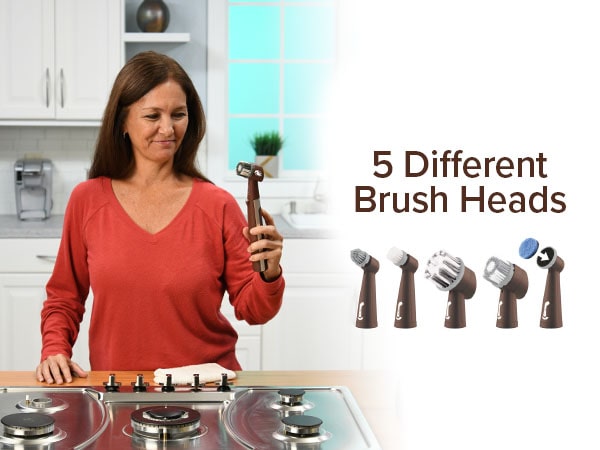 5 Different Brush Heads