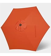 Blissun 7.5ft Patio Umbrella Replacement Canopy, Market Umbrella Top, Outdoor Table Umbrella Cano...