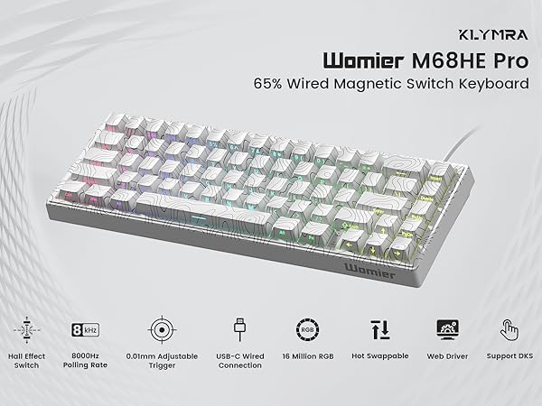 womier magnetic gaming keyboard